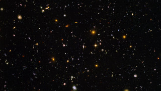 Large group dark sky stars 2 - the middle of the picture free wallpaper