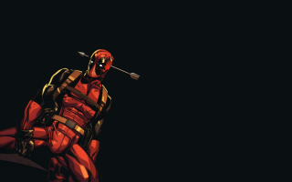 Deadpool dark knife mouth black - a deadpool character free wallpaper