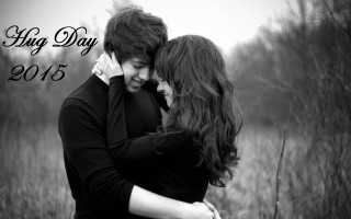 Couple hugging tall grass hug - tall grass free wallpaper