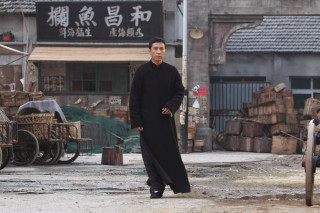 Man black outfit building china - movie still free wallpaper