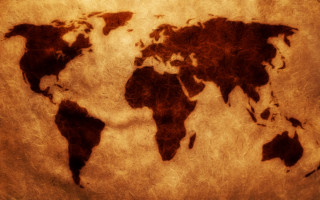 World map brown background brown - a brown border free wallpaper