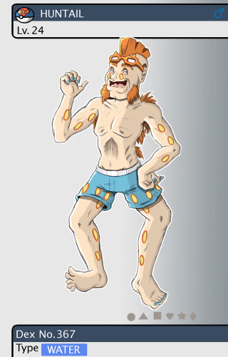 Cartoon character funny look chest - character design free wallpaper