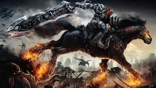 Man horse sword demon dark - demonic free wallpaper