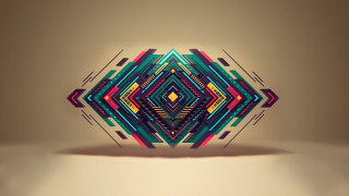 Colorful abstract geometric pattern design 3 - a geometric pattern free wallpaper