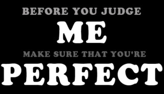 Before you judge me perfect - a cross stitch free wallpaper