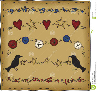 Decorative frame bird stars clock - evaline ness free wallpaper