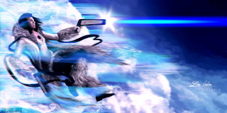 Woman mirror monkey back tail - alex petruk ape free wallpaper