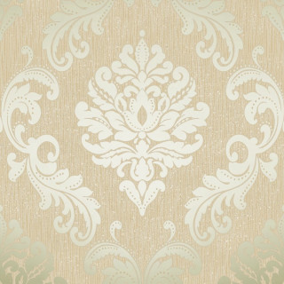 Floral beige background lightgreen border - a floral design free wallpaper