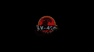 Black background red yellow logo 4 - the bottom of the logo free wallpaper