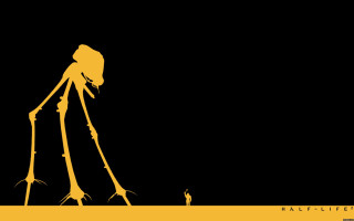 Yellow black tall plant surreal - epic scale free wallpaper