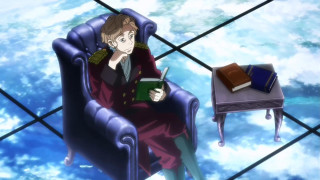 Man sitting chair book lap 2 - preraphaelitism free wallpaper