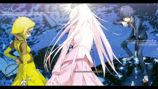 Anime characters rain yellow dress - a yellow dress free wallpaper