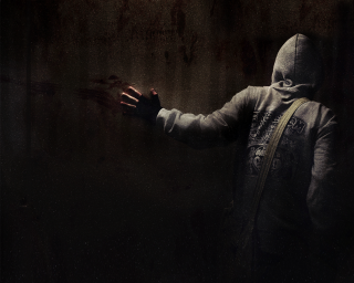 Person hooded jacket hands dark - their hands in free wallpaper