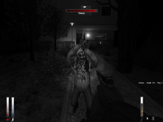 Creepy costume person gun dark - the ceiling free wallpaper