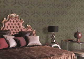 Pink headboard brown blanket rococo - alesso baldovinetti free wallpaper