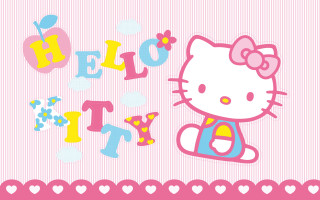Hello kitty wallpaper hearts flowers - kitty wallpaper free wallpaper