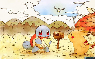 Pokemon pikachu baseball field bird - overhead free wallpaper