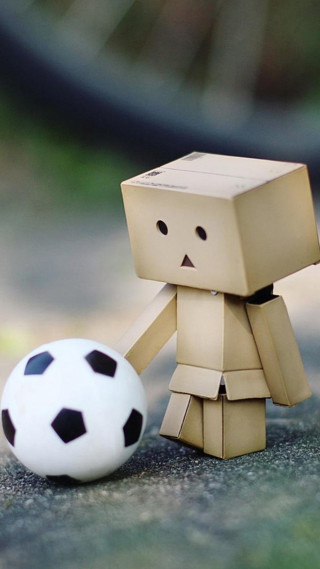 Paper toy soccer ball sidewalk - a sidewalk free wallpaper
