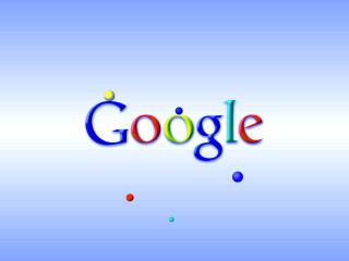Google logo blue background colorful - the middle free wallpaper