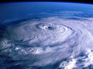 Satellite view hurricane ocean space 3 - space free wallpaper