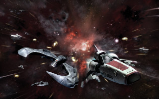 Space ship stars rockets aurora - star free wallpaper for desktop