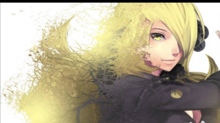 Yellow haired woman gun black - a yellow hair free wallpaper