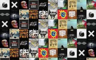 Collage various posters different designs - different free wallpaper