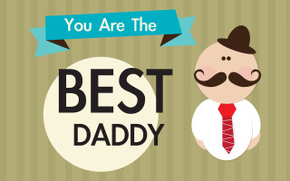 Man mustache best daddy tie - a blue ribbon free wallpaper