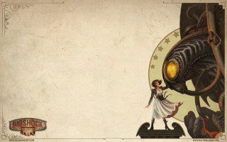 Woman white dress giant creature 2 - game art free wallpaper