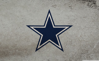 Star painted cement wall blue 2 - a white outline free wallpaper