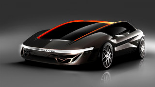 Futuristic car black body red - futuristic free wallpaper