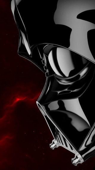 Black helmet red background red 2 - edward george handel lucas free wallpaper