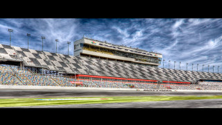 Race track checkered finish building - eric dinyer free wallpaper