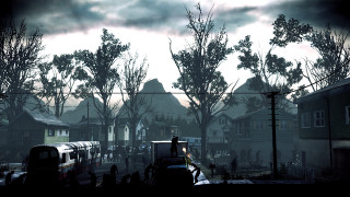 Dark city cloudy sky person - clark voorhees free wallpaper