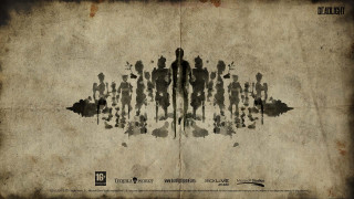 People watercolor poster stains background - modern free wallpaper