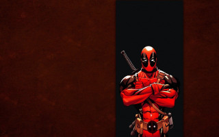 Deadpool doorway sword knife stand - his hand and a knife free wallpaper