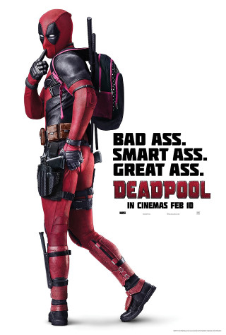 Deadpool walking gun backpack character - great free wallpaper