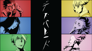 Anime characters colorful different shapes - different color and shapes free wallpaper