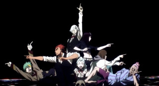 Group arms air pointing people - one person free wallpaper