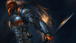 Man suit sword dark room 4 - a man in a suit holding free wallpaper