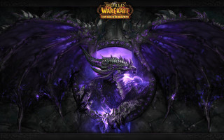 Purple dragon wings glowing eyes - large wing free wallpaper