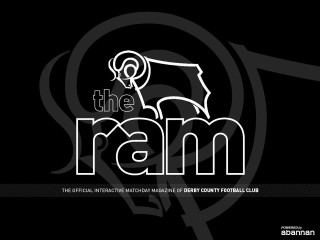 Ram logo black background white - white lettering free wallpaper