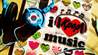 Music book headphones pop surrealism - a pop art painting free wallpaper
