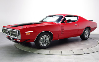 Red car circular stand white - a red car free wallpaper