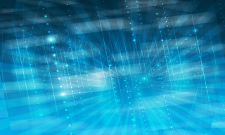 Blue background bright light lines - star free wallpaper for desktop