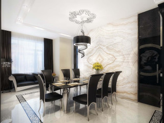 Dining room glass table black - a black couch free wallpaper