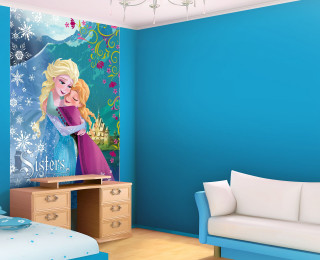 Blue bedroom white couch princess - detail free wallpaper