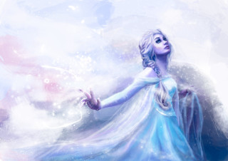 Woman blue white hand sky - holding free wallpaper