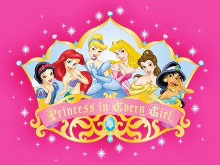 Pink background princess banner crown - a banner free wallpaper