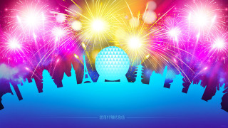 Fireworks castle background castle foreground - a fireworks display free wallpaper